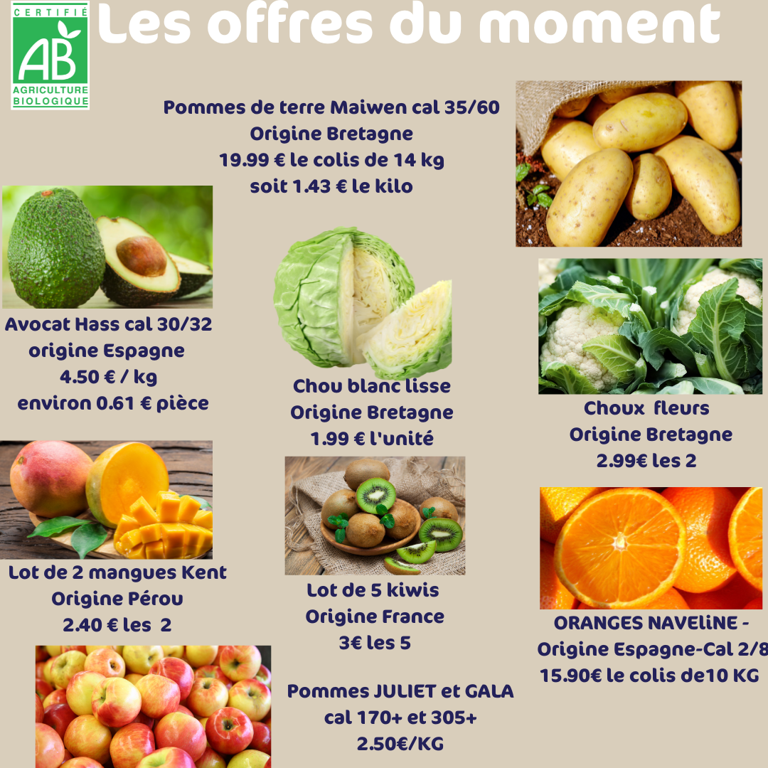 Lire la suite à propos de l’article Promotions fruits et légumes