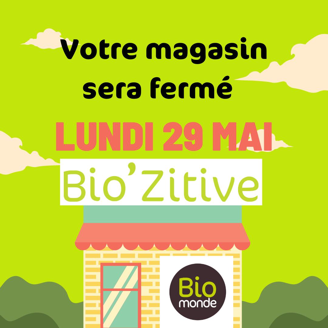 Lire la suite à propos de l’article Lundi 29 mai jour férié, jour fermé