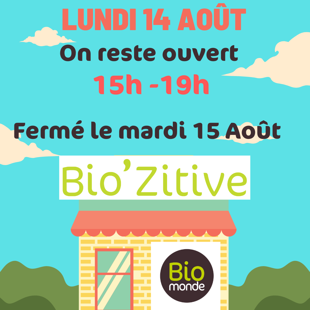 You are currently viewing Magasin bio de Sainte-Pazanne ouvert lundi 14 août