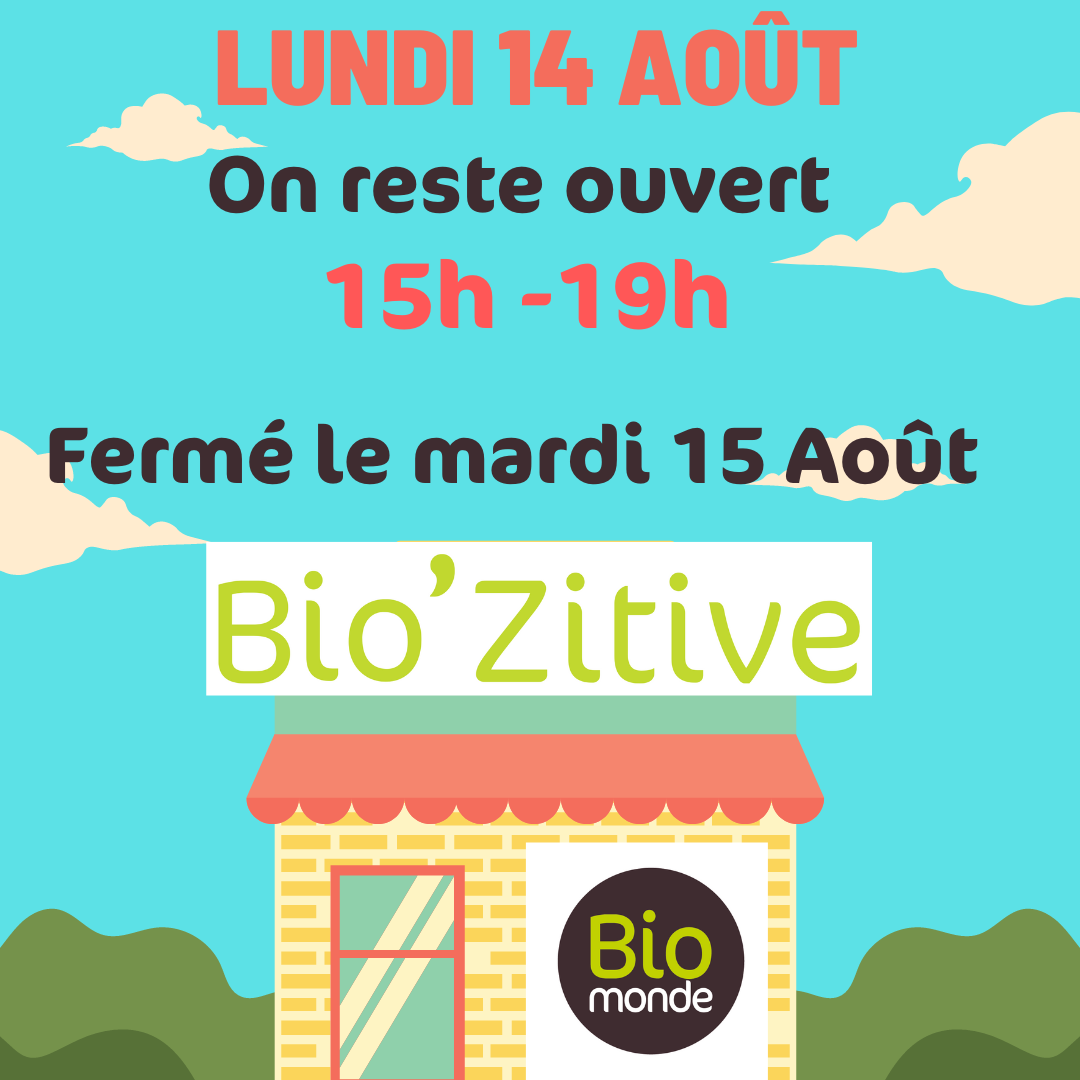 Lire la suite à propos de l’article Magasin bio de Sainte-Pazanne ouvert lundi 14 août