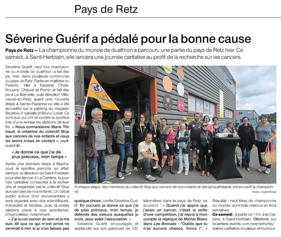 You are currently viewing PARTENARIAT AVEC LE COLLECTIF STOP AUX CANCERS DES ENFANTS